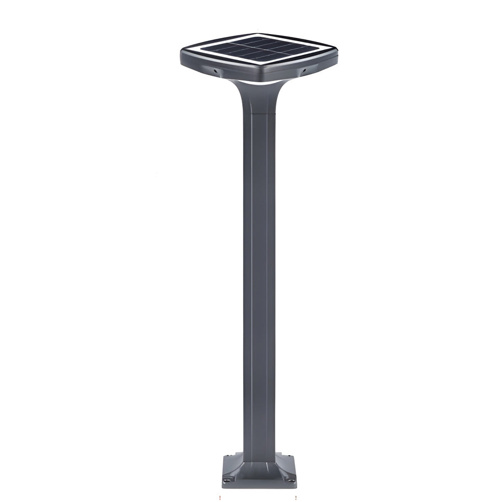 4-Light Square Waterproof LED Outdoor Path Lights - Solar & Hardwired Options - Lamp Outdoor