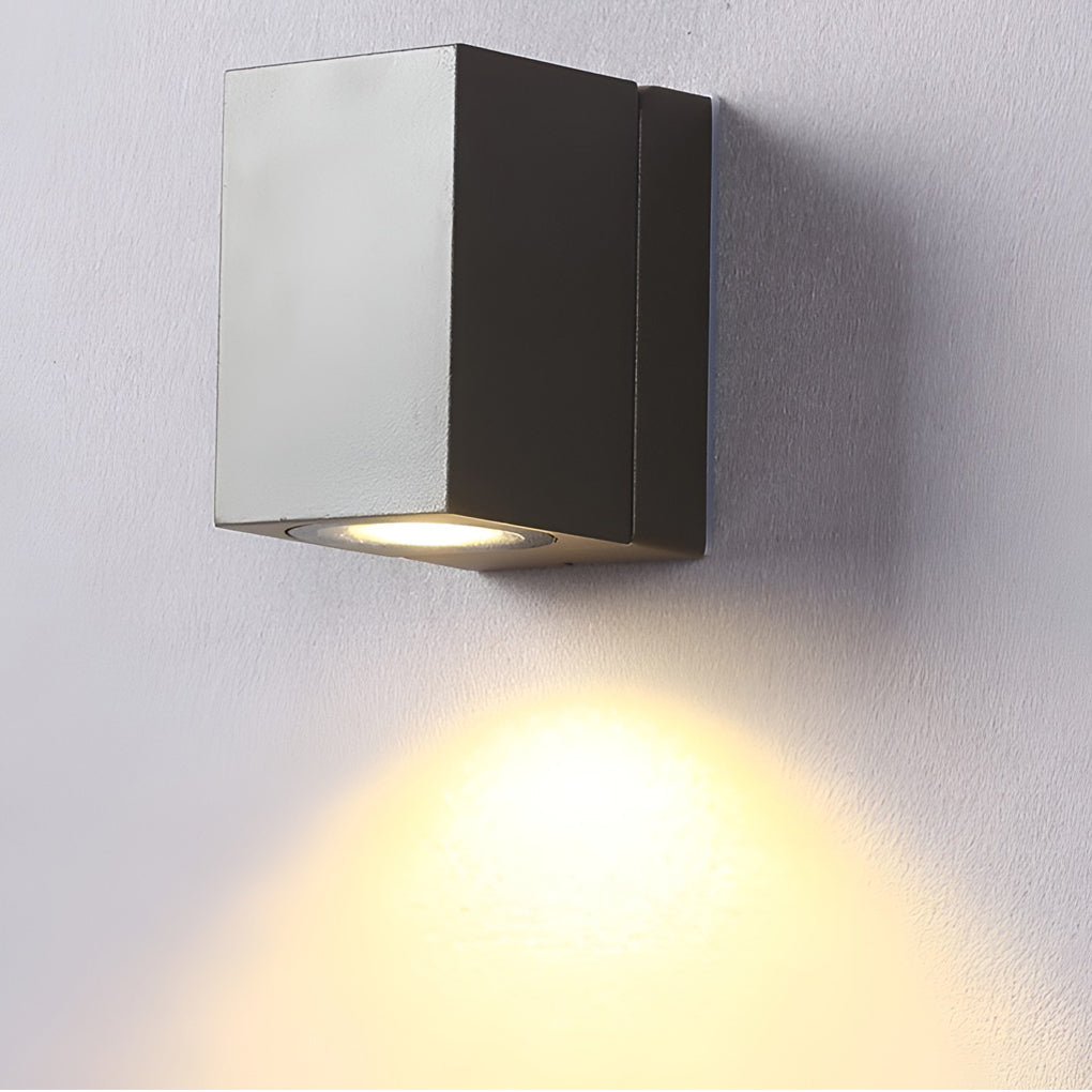 Square Adjustable Waterproof Motion Sensor LED Sconces Indoor Outdoor Wall Lamp Spot Lights - Lamp Outdoor