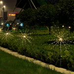 Stellar Burst Solar LED Lights 200 Dazzling LEDs for Enchanting Outdoor Ambiance - Lamp Outdoor