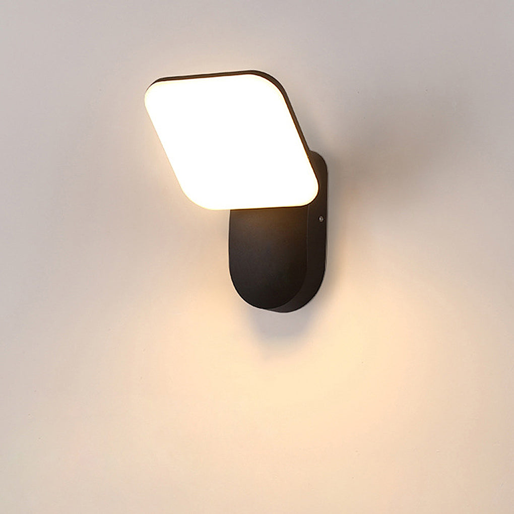 Square LED 12w Waterproof Modern Outdoor Wall Lamp Wall Sconces Lighting - Lamp Outdoor