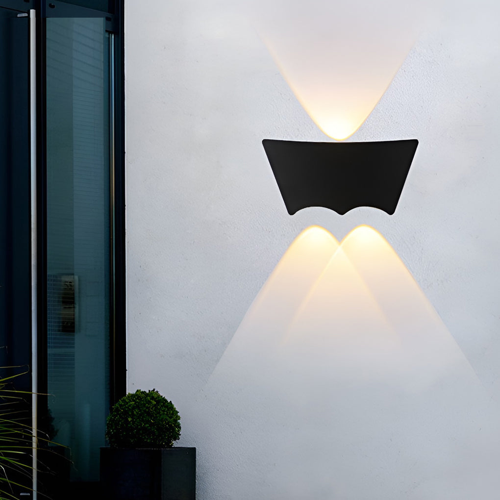 LED Up and Down Lights Waterproof Black Modern Sconce Wall Washer Light - Lamp Outdoor