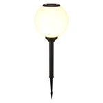 Adjustable Brightness LED Solar Pathway Lights Round Ball Design - Lamp Outdoor