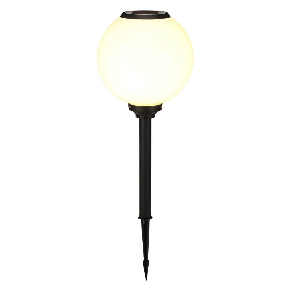 Adjustable Brightness LED Solar Pathway Lights Round Ball Design - Lamp Outdoor