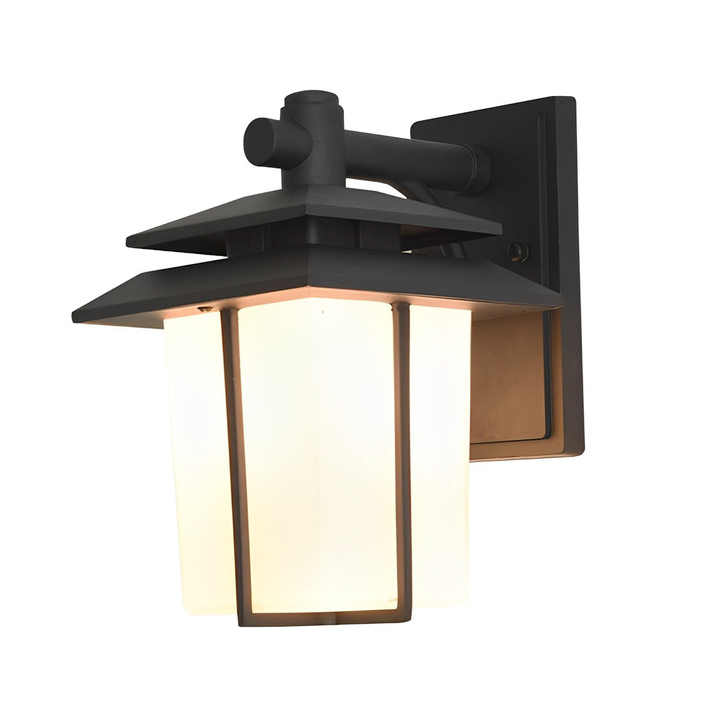 Vintage Glass Aluminum Waterproof European Style Outdoor Wall Sconces Lighting - Lamp Outdoor