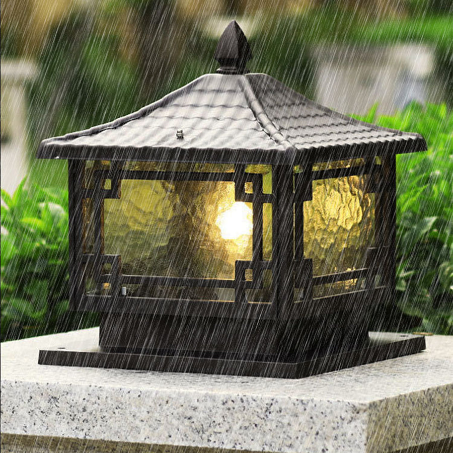Waterproof Outdoor Garden Pillar Lights European style - Lamp Outdoor