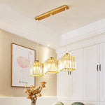 Vina Modern Cluster Cylinder Glass Pendant Light, Black/Gold - Lamp Outdoor