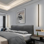 Long LED Linear Lights Dimmable RGB Black Minimalist Wall Lights - Lamp Outdoor