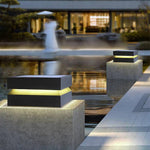 Ray Modern Concave Metal Outdoor Lamps Solar - Lamp Outdoor