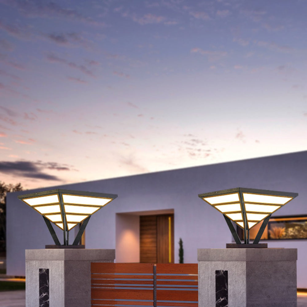 Ray Modern Diamond Metal Outdoor Table Lamps, Warm Light - Lamp Outdoor