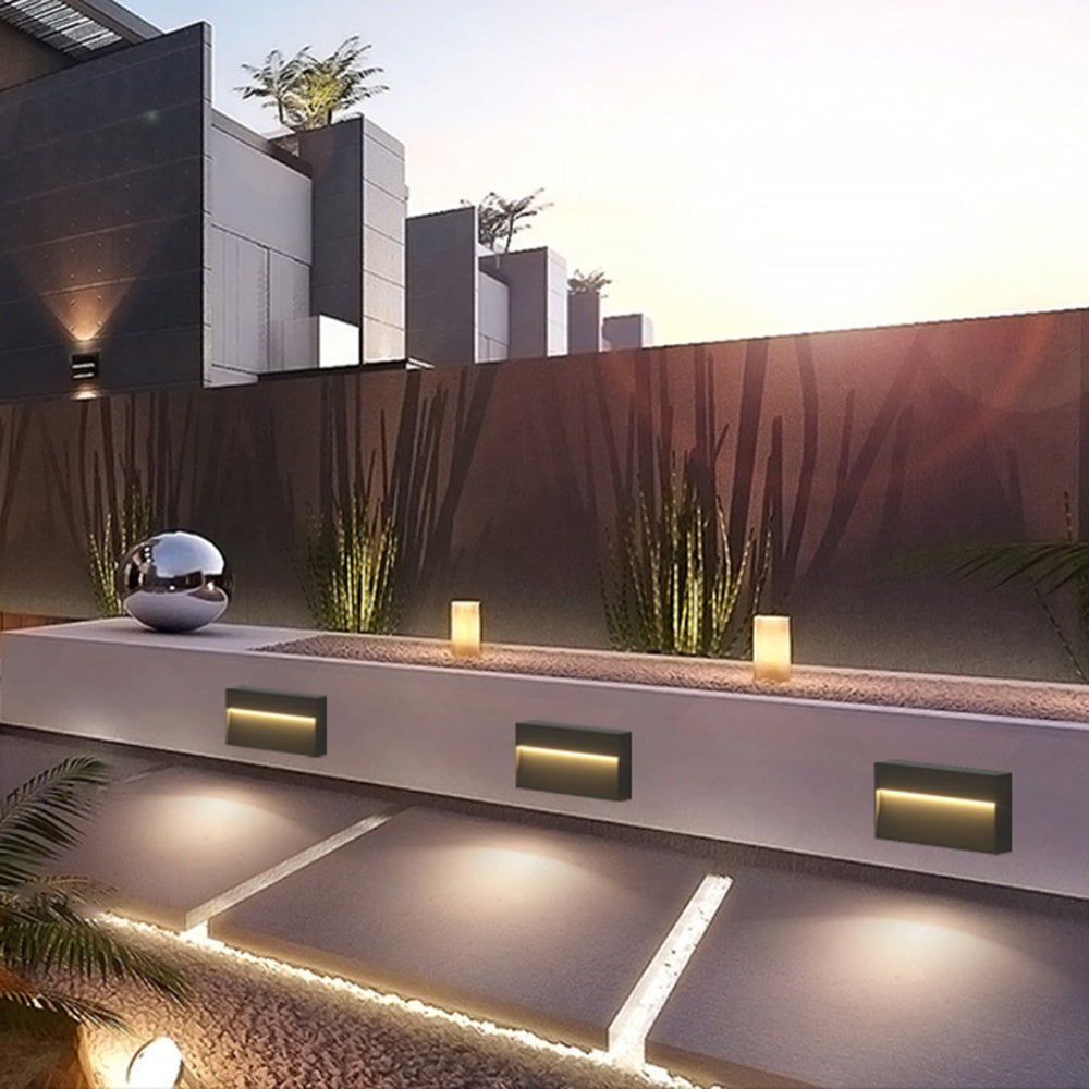 Ray Metal Rectangular Outdoor Deck Step Light - Lamp Outdoor