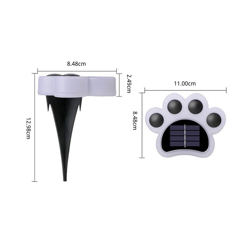 Mora Modern Animal Paw ABS Outdoor Step Stairs Light