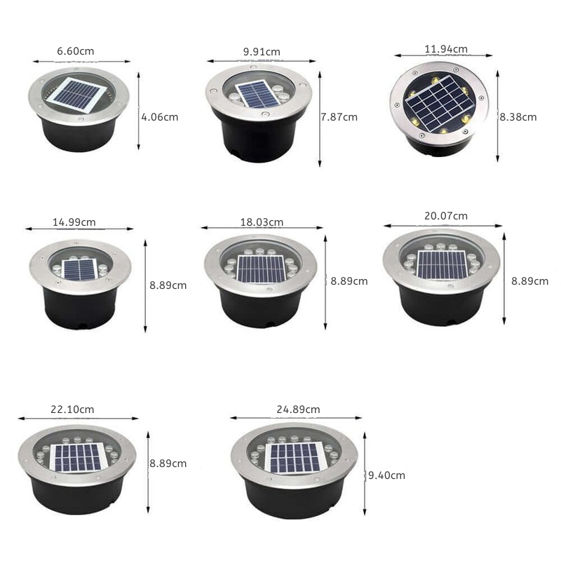 Graham Solar Powered Aluminum Outdoor Well Light