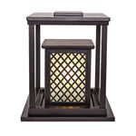 Square Exterior Pillar Lights Modern Style - Lamp Outdoor
