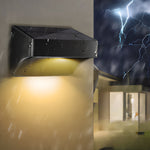 Minimalist solar outdoor wall lights dusk to dawn Waterproof Ambient - Lamp Outdoor
