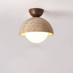 Solana Travertine Ceiling Light - Lamp Outdoor