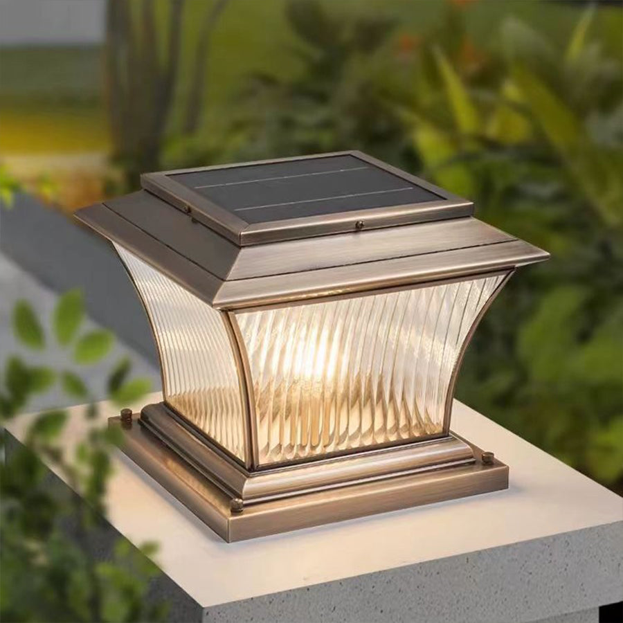 Waterproof Copper Outdoor Pillar Light European style - Lamp Outdoor