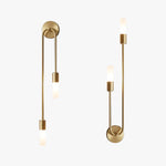 Rime Modern Wall Sconce for Bedeside Gold 2 PCS - Lamp Outdoor