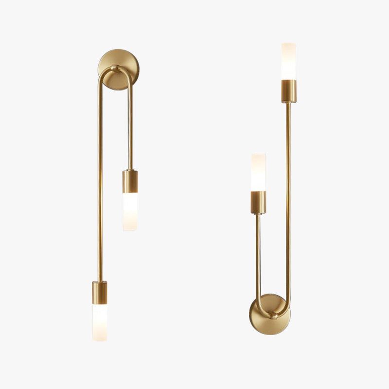 Rime Modern Wall Sconce for Bedeside Gold 2 PCS - Lamp Outdoor