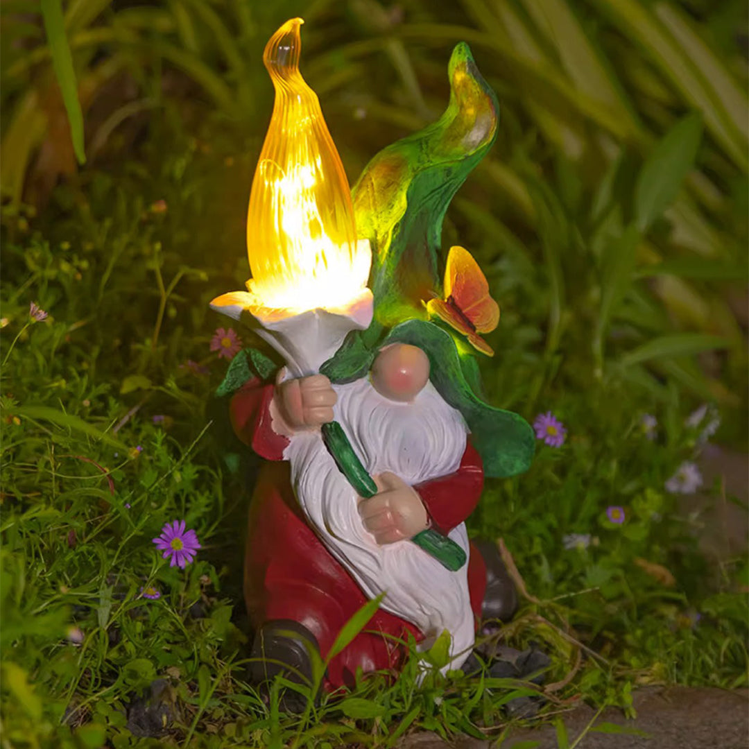 Resin Solar Gnomes Garden Lights - Lamp Outdoor