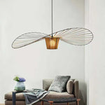 Zenro Modern Flower Fabric Pendant Light 4 Color, Black/White/Gold/Brown - Lamp Outdoor