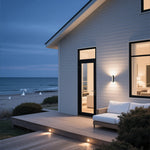 Black Outdoor Wall Sconce Modern Style - Lamp Outdoor