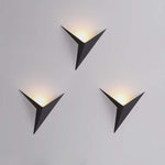 Calno Metal Modern LED Wall lamps for Bedroom, Triangle - Lamp Outdoor