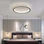 Quasso Flush Mount Ceiling Light Modern LED Round - Lamp Outdoor
