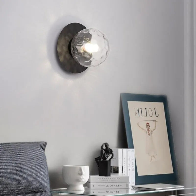 Melo Wall Lamp Chic Sphere Glass - Lamp Outdoor