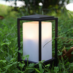 Aluminum Cubic Lawn Lantern 110V Low Voltage LED Waterproof Landscape Lighting - Lamp Outdoor