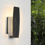 Waterproof LED Handmade Bubbles Glass Black Modern Outdoor Wall Light - Lamp Outdoor