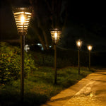 Open Multi-Ring Cone Shape Solar LED Garden Pathway Lights - Lamp Outdoor