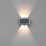 Rectangular Up and Down Lights LED Waterproof Black Modern Wall Lamp - Lamp Outdoor