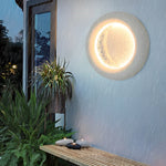 Creative Moon Shaped Waterproof LED 10W Modern Wall Lamp Exterior Decor - Lamp Outdoor