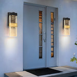 Bubbles Crystal LED Waterproof Black Simple Modern Outdoor Wall Lights - Lamp Outdoor