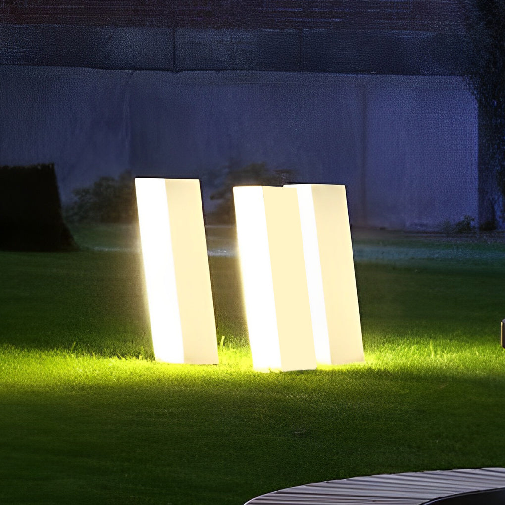 Artistic Cuboid Inclined LED Outdoor Lawn Lamp - Lamp Outdoor