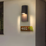 Rectangle Waterproof LED Black Modern Outdoor Wall Lamp Wall Light Fixture - Lamp Outdoor