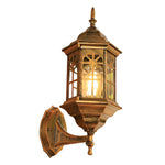 Waterproof LED Glass European-style Outdoor Wall Lamp Plug in Wall Sconce Lighting - Lamp Outdoor