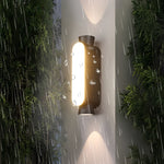 Waterproof LED Up and Down Lights Black Modern Outdoor Wall Sconce Lighting - Lamp Outdoor