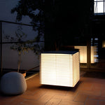 Square Grids Waterproof IP65 LED Black Modern Outdoor Lights Lawn Lamp - Lamp Outdoor