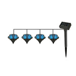 Waterproof 4 Resin Birds Snails Butterflies Ladybugs Solar Garden Lights - Lamp Outdoor