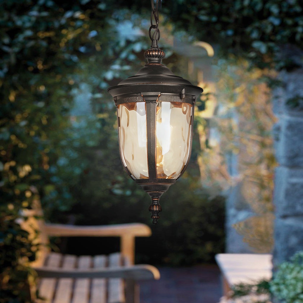 Waterproof Glass Unique Black European Style Outdoor Chandelier Lights - Lamp Outdoor