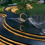 Adjustable Warm Solar LED Strip Lights Outdoor Remote Controlled Illumination - Lamp Outdoor