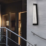 Striped Acrylic Waterproof LED Black Modern Outdoor Wall Lights Fixture - Lamp Outdoor