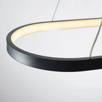 Junel Minimalist Oval Interior Hanging Pendant Light - Lamp Outdoor