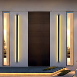Waterproof Outdoor Long LED Linear Lights Black Modern Outdoor Wall Lighting - Lamp Outdoor
