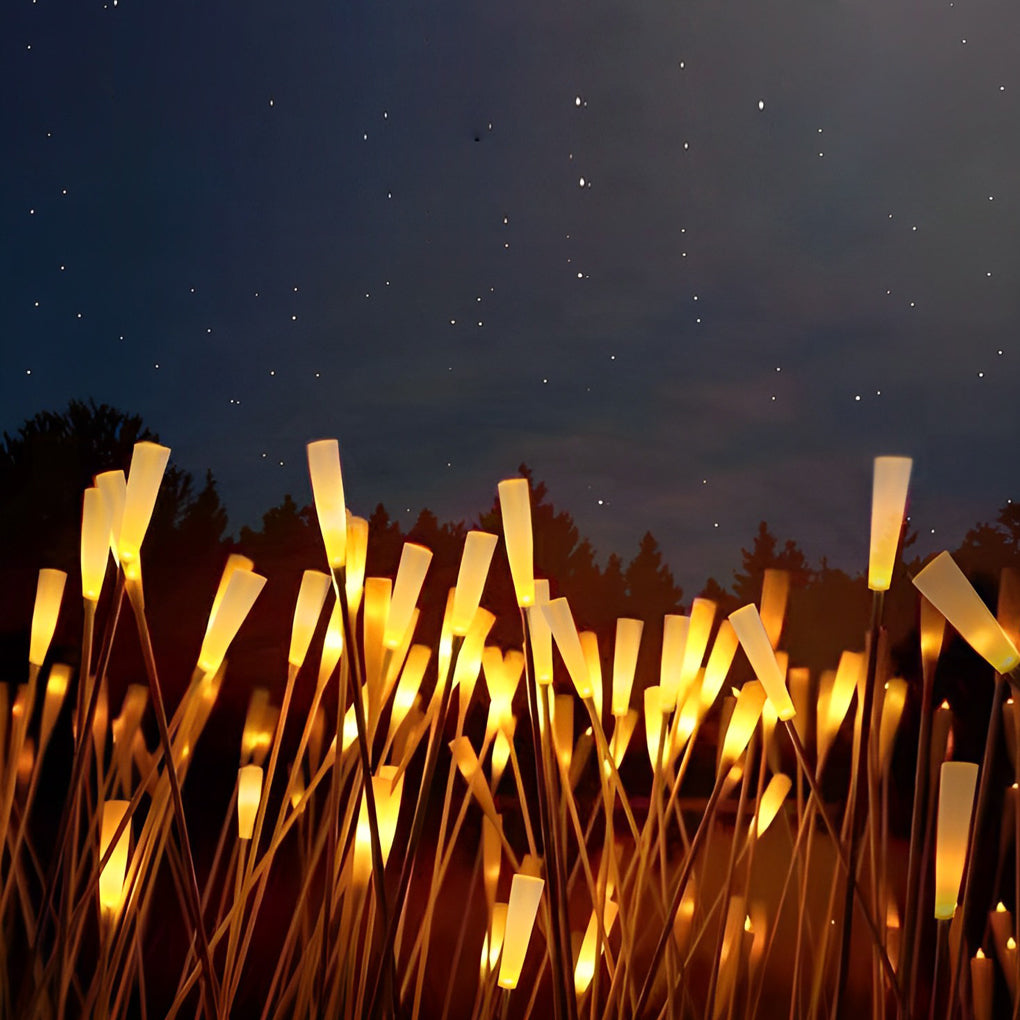 10pcs Reeds Acrylic Frosted Stick Waterproof Outdoor Lights Lawn Lamp - Lamp Outdoor