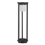 Adjustable Brightness LED Solar Path Lights Outdoor Black Modern Lawn Lamp - Lamp Outdoor