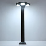 4-Light Square Waterproof LED Outdoor Path Lights - Solar & Hardwired Options - Lamp Outdoor
