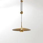 Pyra Minimalist Metal Pendant Light, Gold - Lamp Outdoor