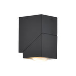 Adjustable Up and Down Light Motion Sensor Waterproof Black Wall Lamp - Lamp Outdoor